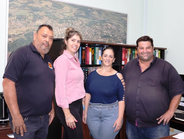 Mesa Diretora da Câmara esteve em reunião.