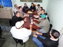 Prefeito esteve reunido com os vereadores.