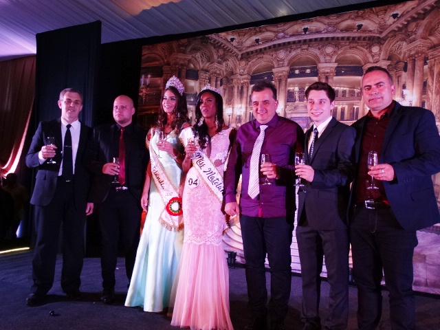 Presidente da Câmara Gabriel Cadini e vereadores prestigiam o Concurso Miss Matelândia 2017