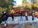 Vereadores acompanham construção de ponte entre os municípios de Matelândia e Céu Azul.