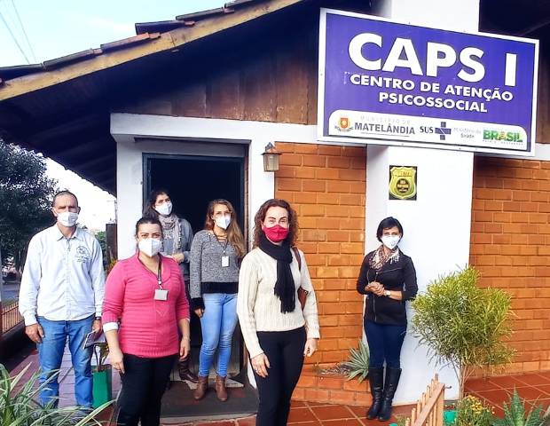 Vereadores visitam o Centro de Atenção Psicossocial (CAPS).